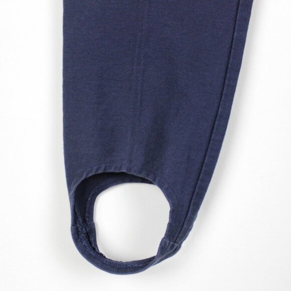 Vintage Footed Blue Stirrup Riding Pants Size 14 - Picture 7 of 8